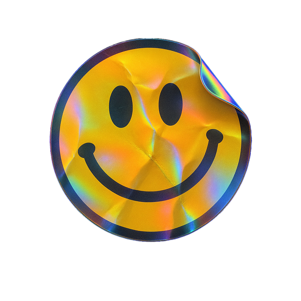 Smile sticker